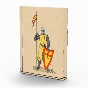 Mittelalter Ritter Anfang des 13. Jahrhunderts Fotoblock
