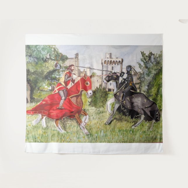 Mittelalter Wandteppich (Vorderseite (Horizontal))