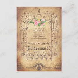 Mittelalter wirst du meine Bridesmaid sein? Einladung
