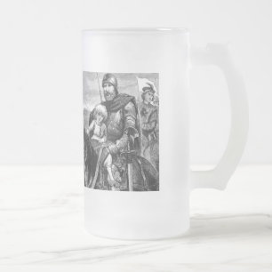 mittelalterlich mattglas bierglas