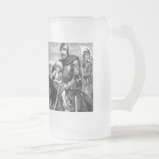mittelalterlich mattglas bierglas