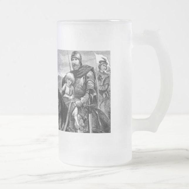 mittelalterlich mattglas bierglas (Rechts)