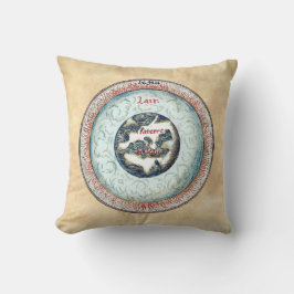 Mittelalterliche Astronomie Astrologie Alchemy Man Kissen