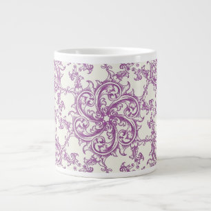mittelalterliche Blumengefäß Kaffeetasse Jumbo-Tasse