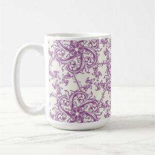 mittelalterliche Blumengefäß-Kaffeetasse Kaffeetasse