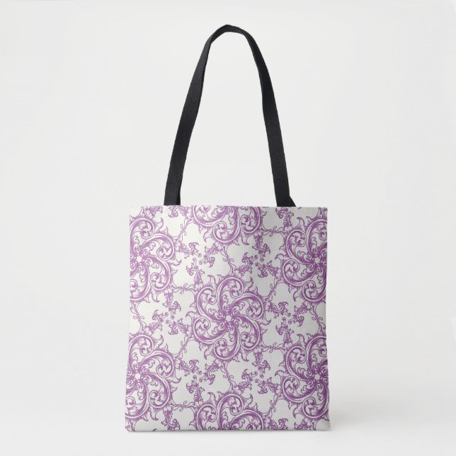 mittelalterliche Blumenmuster-Tasche Tasche (Vorderseite)