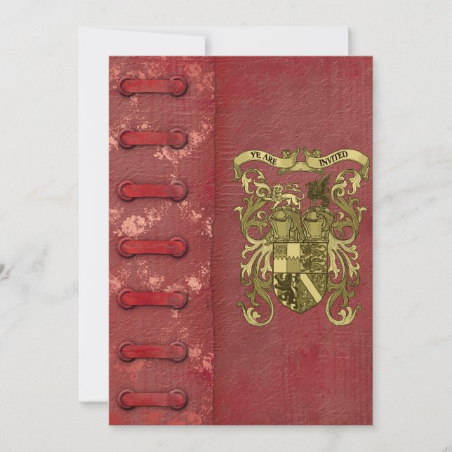 Mittelalterliche Buchcover Save-the-Date Save The Date (Vorderseite)