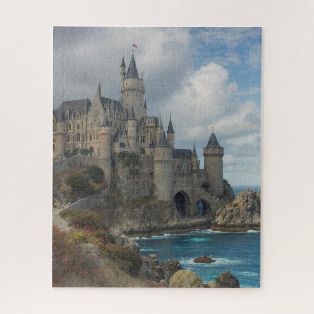 Mittelalterliche Burg am Meer (Vertikal)