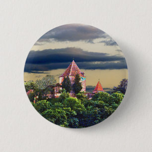 mittelalterliche Burg Button