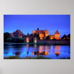 Mittelalterliche Burg Malbork Poster