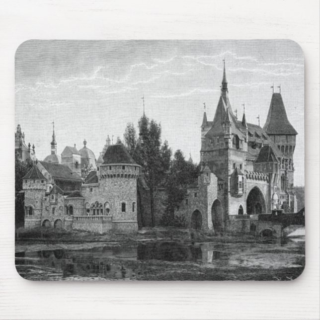 Mittelalterliche Burg Mouse Pad Mousepad (Vorne)
