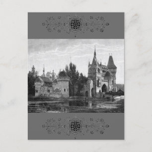Mittelalterliche Burg Postkarte