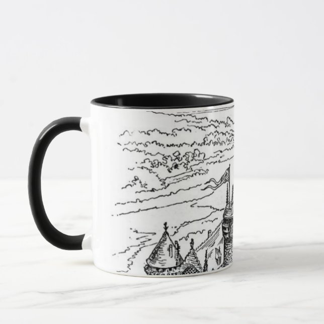 Mittelalterliche Burg Tasse (Links)