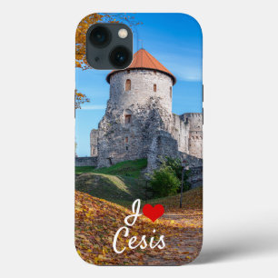 Mittelalterliche Burg umgeben von Wäldern Case-Mate iPhone Hülle
