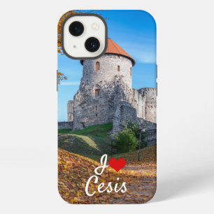 Mittelalterliche Burg von Wald umgeben iPhone Hülle
