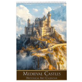 Mittelalterliche Burgen: Historischer Art-Kalender Kalender