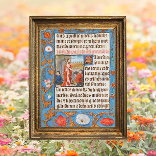 Mittelalterliche Christlich-katholische Auferstehu Poster