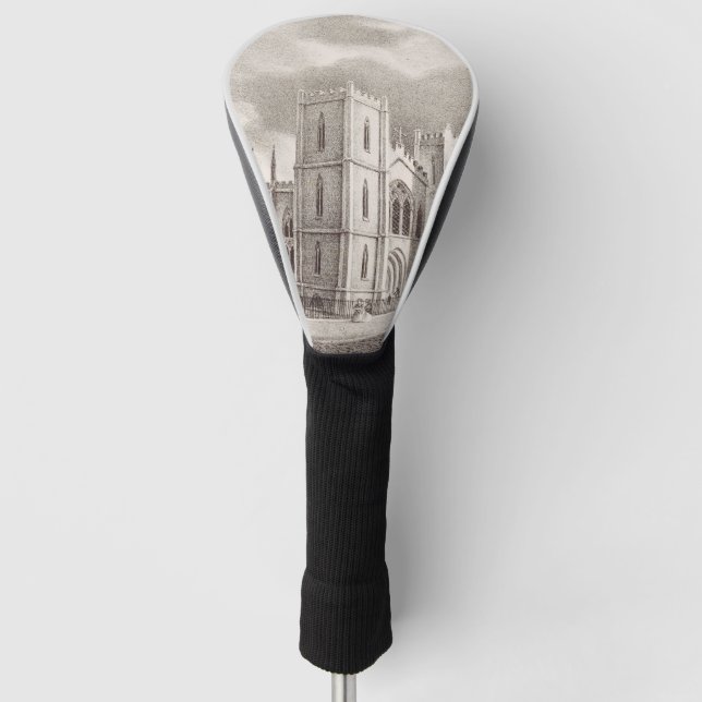 Mittelalterliche Christliche Kirche Golf Headcover (Vorderseite)