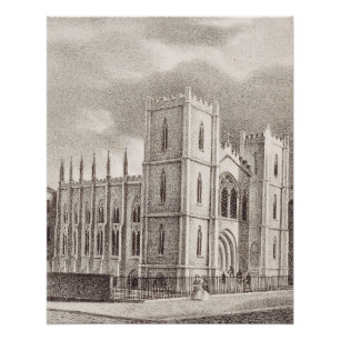 Mittelalterliche Christliche Kirche Poster