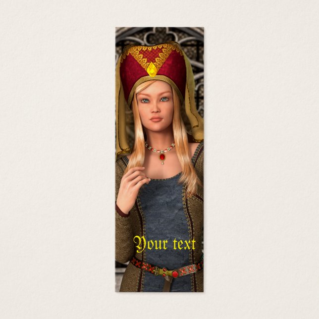 Mittelalterliche Dame (Vorderseite)