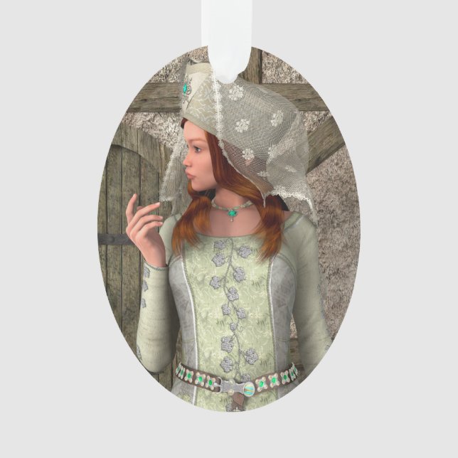Mittelalterliche Dame Ornament (Vorderseite)