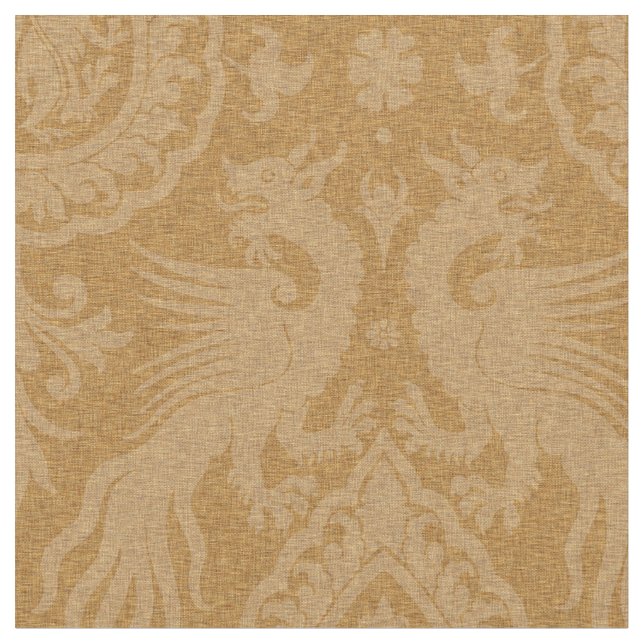 Mittelalterliche Drachen Stoff (Nahaufnahme)