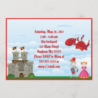 Mittelalterliche Einladung