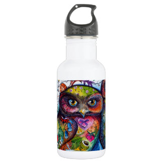 Mittelalterliche Eulen 1 Trinkflasche