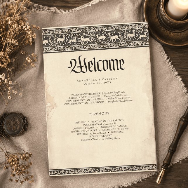 Mittelalterliche Fantasy-Schwarze Vintage-Radierun Programm (Von Creator hochgeladen)