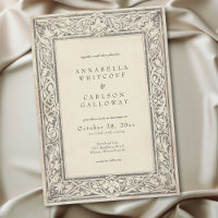 Mittelalterliche Fantasy-Schwarzeätzungs-Hochzeit