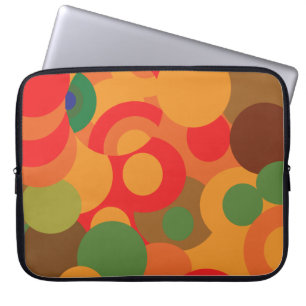 Mittelalterliche farbenfrohe Retro-Muster Laptopschutzhülle