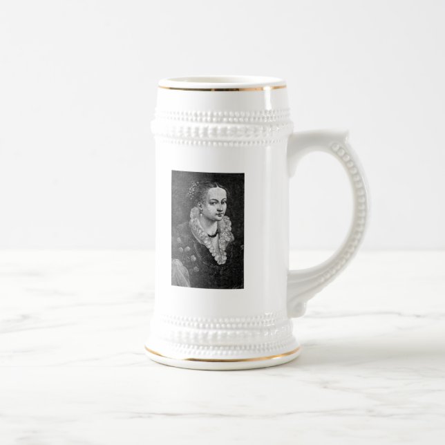 Mittelalterliche Frau Bierglas (Rechts)