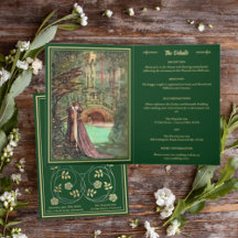 Mittelalterliche Goldflorenkärte und Hochzeit mit