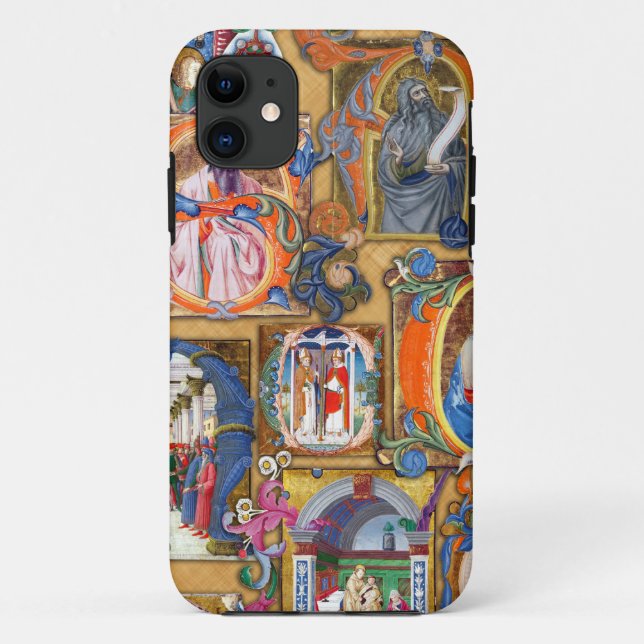 Mittelalterliche Illuminationen Case-Mate iPhone Hülle (Rückseite)
