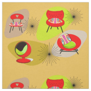Mittelalterliche Illustrationen des modernen Retro Stoff