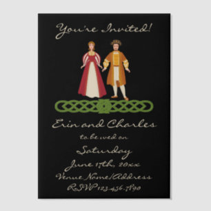 Mittelalterliche Keltische Hochzeit Einladungen zu