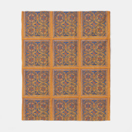 Mittelalterliche Kreise Fleecedecke