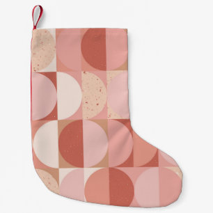 Mittelalterliche Kreise: Modernes geometrisches Mu Kleiner Weihnachtsstrumpf