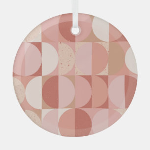 Mittelalterliche Kreise: Modernes geometrisches Mu Ornament Aus Glas