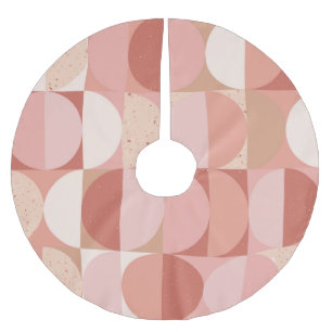 Mittelalterliche Kreise: Modernes geometrisches Mu Polyester Weihnachtsbaumdecke