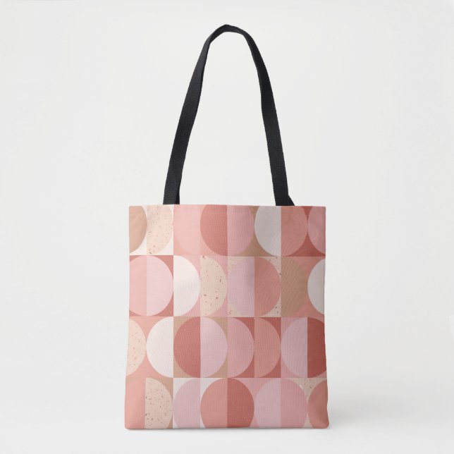 Mittelalterliche Kreise: Modernes geometrisches Mu Tasche (Vorderseite)