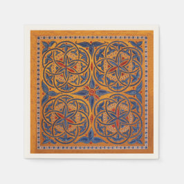 Mittelalterliche Kreise Serviette