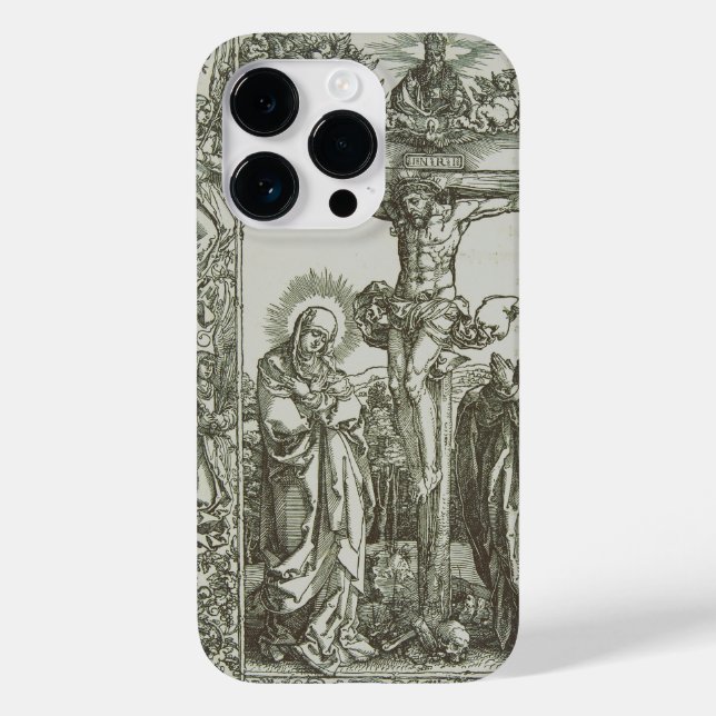 Mittelalterliche Kreuzigung Jesu Christi Case-Mate iPhone 14 Pro Hülle (Rückseite)