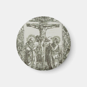 Mittelalterliche Kreuzigung Jesu Christi Magnet