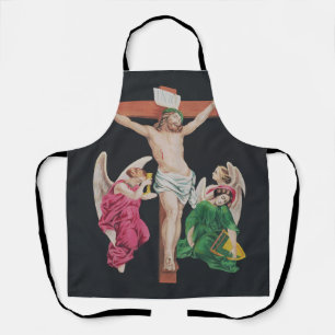Mittelalterliche Kreuzigung Jesu Christi Schürze