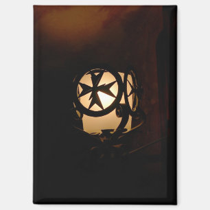 mittelalterliche Laterne aus Malta Magnet