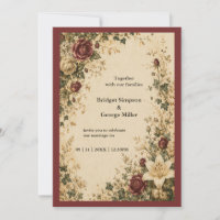 Mittelalterliche Märchen-Botanik-Rosen-Lilien-Hoch