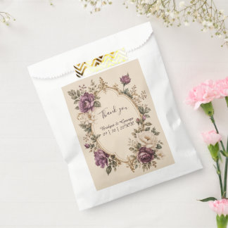 Mittelalterliche Märchen-Purple-Botanische Florale Geschenktütchen