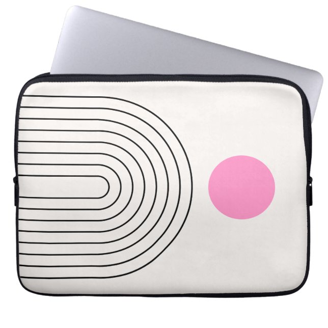 Mittelalterliche Moderne 01 Sonne und Regenbogen W Laptopschutzhülle (Vorderseite)