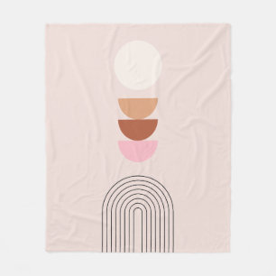 Mittelalterliche Moderne 08 Arch Blush Pink Fleecedecke